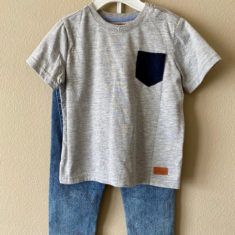 Brand New kids 7 for Mankind outfit- shirt & Jeans